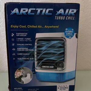 Turbo Chill Evaporative Cooler - Blue and White